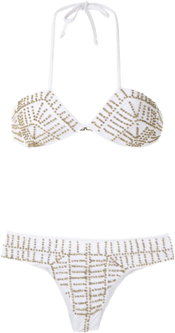 beaded bikini set