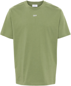 Arrows-stitching cotton T-shirt