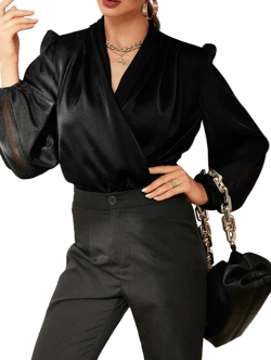 Silk Long Sleeve Blouse