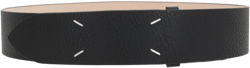 grainy leather belt
