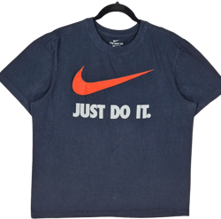 Nike Dark Blue JDI Cotton Tee Shirt Size L