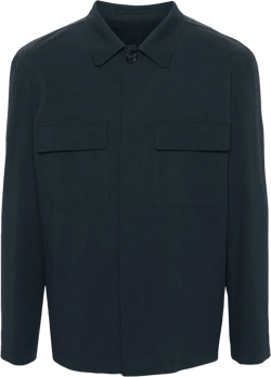 textured cotton shirt jacket 