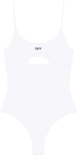 fine-ribbed swimsuit