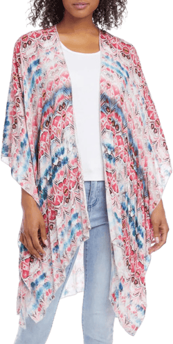 Open Front Print Wrap