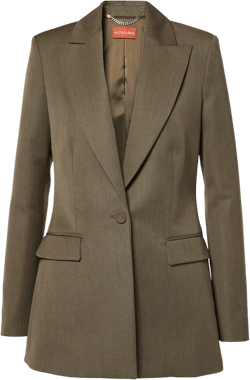 Beatty Virgin Wool Blazer In 000216 Dry Age Mel.