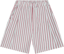 Cotton wide leg bermuda