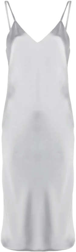 bias-cut satin slip dress
