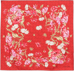 Gancini-print scarf