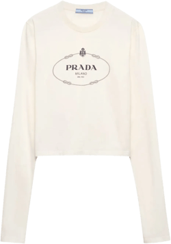 printed jersey T-shirt