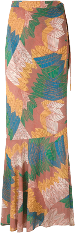 Cocar wrap skirt