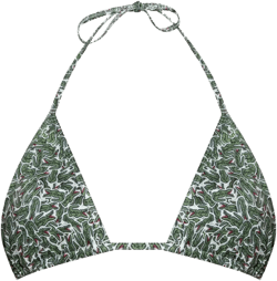printed bikini top