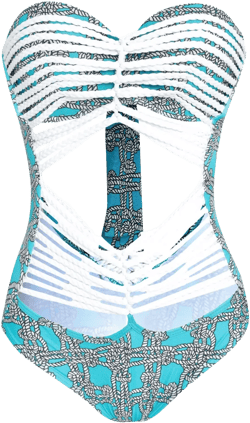rope detailing one-piece 