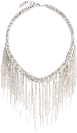 fringed necklace