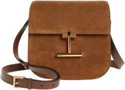 TOM FORD Mini Tara Suede Crossbody Bag