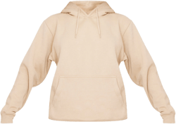 Sand Oversized Fit Sweat Hoodie