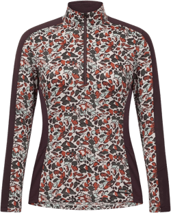 Kerrits Women's Breeze Ice Fil Long Sleeve Horse Riding Shirt – Light, Cooling Equestrian Summer Top, UPF 30 Sun Protection Terracotta Springtime Large