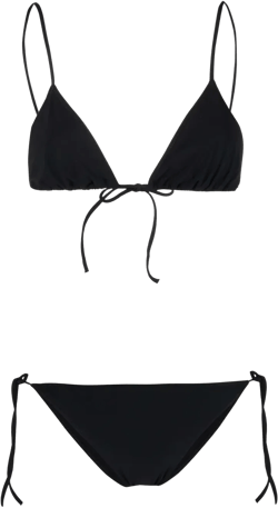 self-tie mid-rise bikini