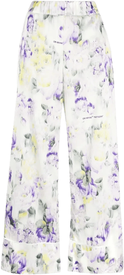 floral-print palazzo pants