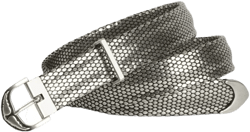 Rise metal mesh belt