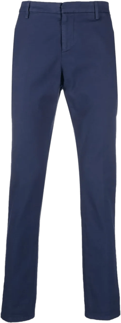 straight-leg chino trousers