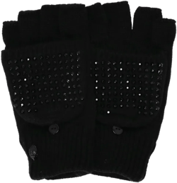 crystal-embellished eagle gloves