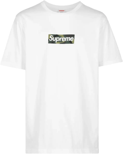 box logo cotton T-shirt