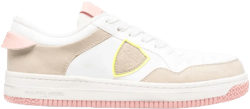 leather low-top sneakers
