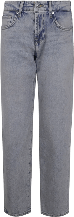 high-waist jeans