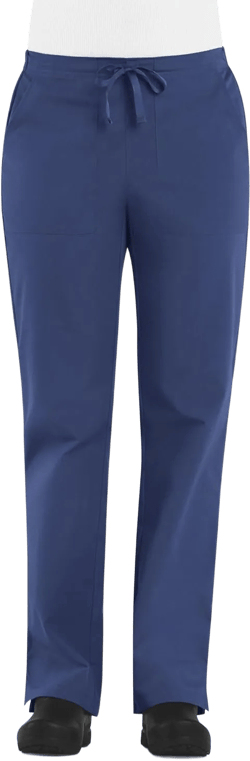 Tru Basic Womens Comfortable Half Elastic Drawstring Scrub Pant 90102 Small Tall Navy