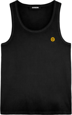 embroidered-logo tank top