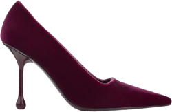 Ixia 95mm velvet pumps