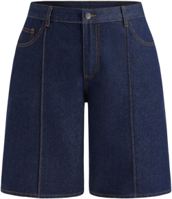Cider Denim Mid Rise Bermuda Jorts Curve & Plus