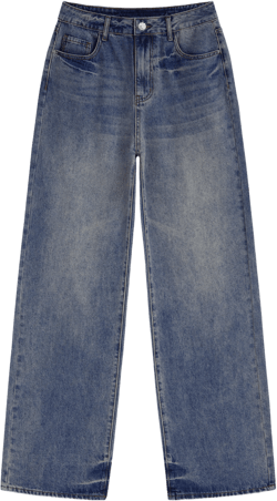 Cider Denim Low Rise Solid Pocket Straight Leg Jeans