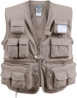 Tan Safari Vest (Adult)