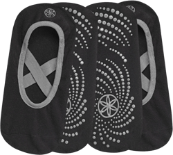 Grippy Yoga-Barre Socks - 2 Pack