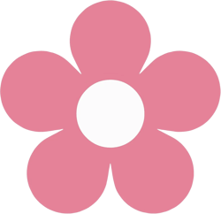 2 x Bumper Sticker, Car Fuel Tank Cap Sticker, Flower Decal, Car Decal for Women, Floral Stickers, Car Stickers, Car Decal, Flower Stickers, Vinyl Decals, New Car Decor (Pink)