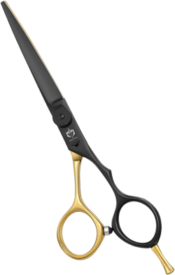 Professional Barber Hair Scissors 6 Inch Sharp Hair Shear Gold Titanium Coating Lightweight Haircut Shear for Men and Women