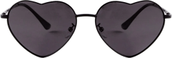 GIFIORE Heart Sunglasses for Women Men Polarized Heart Shape Sun Glasses Metal Frame Tint Lense