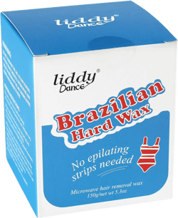 Brazilian & Bikini Wax Kit - Hard Wax for Easy Hair Removal, Suitable for Sensitive Skin, Microwave-Ready Bikini Wax 150g