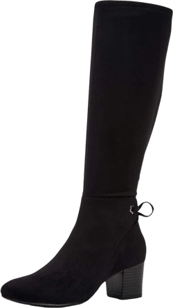 Charter Club Womens Jaccque Block Heel Mid-Calf Boots 10 Black Micro
