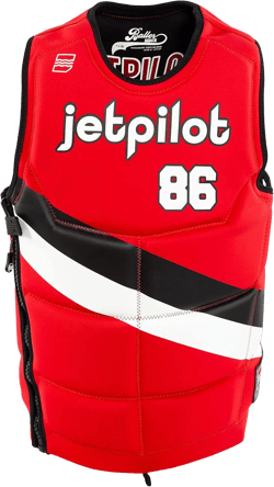 Jet Pilot Men's Baller Reversible Comp Vest - Red/Medium