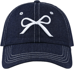 Denim Caps for Women 2025 New Bow Denim Visors Sun Hats Uv Protection Summer Wide Brim Visor Jean Visors Outdoor Medium D-navy