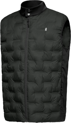 Little Donkey Andy Men's Lightweight Puffer Vest, Outdoor Windproof Sleeveless Jacket for Hiking Travel Golf Small Black