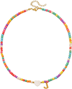 Colorful Beaded Necklaces for Women – Rainbow Letter Choker, Bohemian Handmade Adjustable Jewelry Gift for Summer Beach Parties, Birthdays & Boho Lovers (Hypoallergenic & Lightweight)