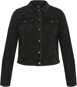 CITY CHIC | Women's Plus Size  Tia Denim Jacket - black wash - 12 Plus