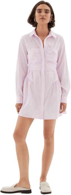Evermore Corest Shirt Dress - Musk