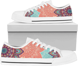 Colorful Floral Mandalas Shoes