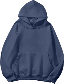 Oversized Hoodies for Women and Men Couples Fleece Basic Solid Hooded Sweatshirt Pullover Jackets Small Z01 Navy