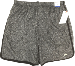 Speedo Men's Aquagon Colorblock Volley Shorts Workout & Swim Trunks Medium White