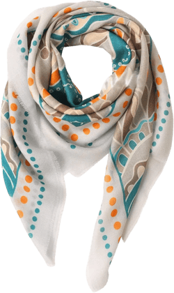 Wool Printed Scarf for Women Lightweight Shawl Wraps, Fashionable Retro Prints, Summer Square Sun-protect Scarf